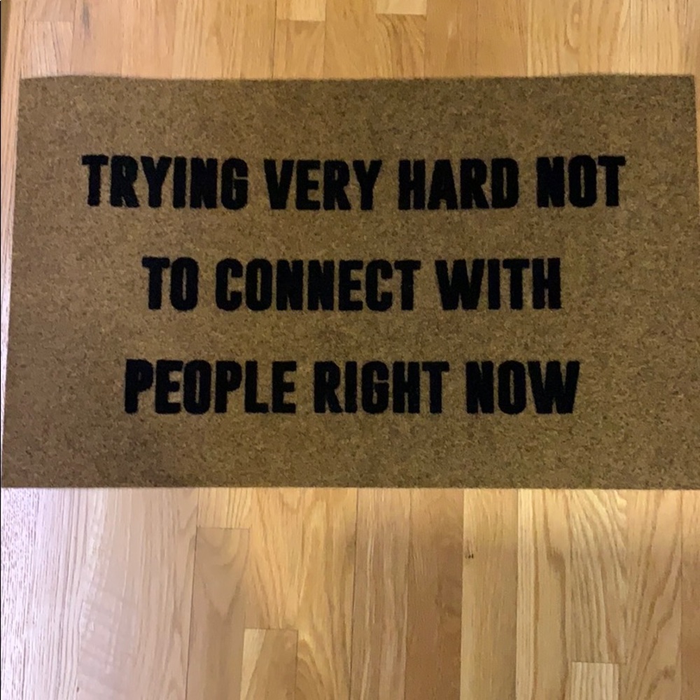 18x30 custom made door mat NWOT
